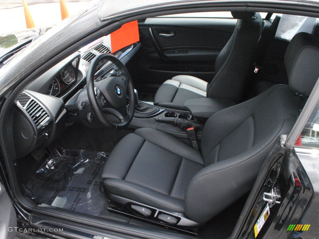 2009 1 Series 128i Convertible - Jet Black / Black photo #14