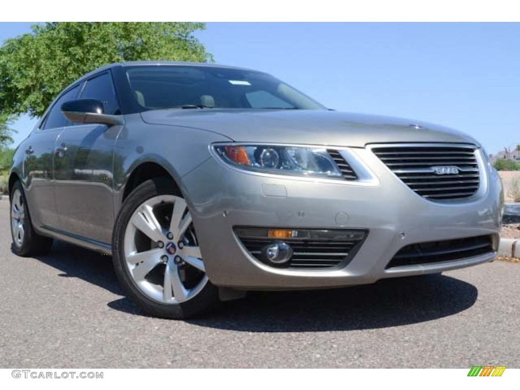 Granite Grey Metallic 2011 Saab 9-5 Turbo4 Premium Sedan Exterior Photo #68388372