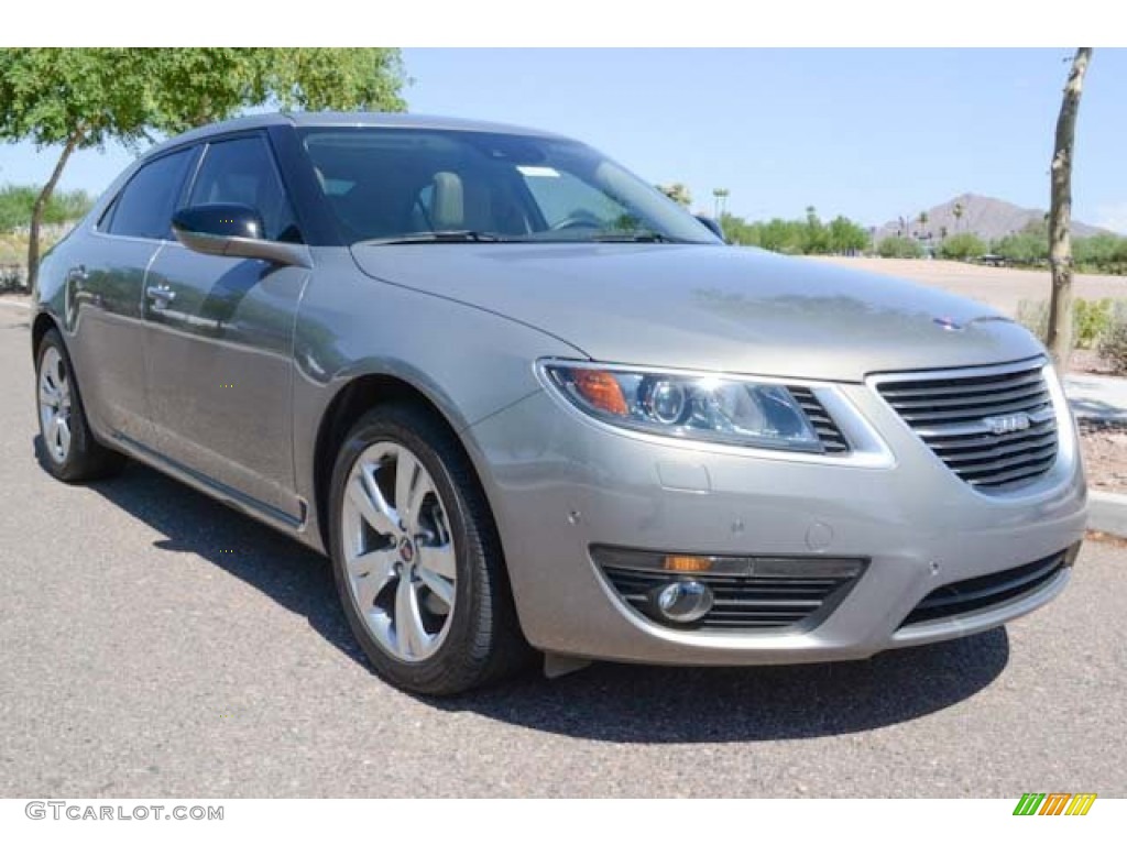 Granite Grey Metallic 2011 Saab 9-5 Turbo4 Premium Sedan Exterior Photo #68388423
