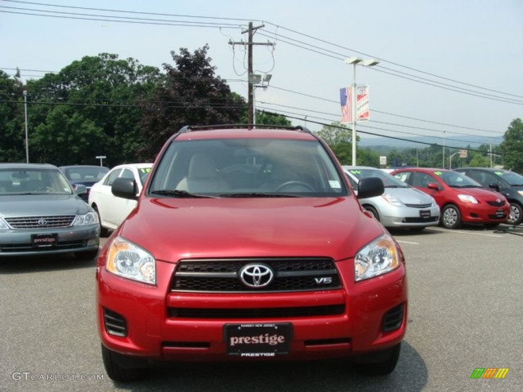 2009 RAV4 V6 4WD - Barcelona Red Metallic / Ash Gray photo #2