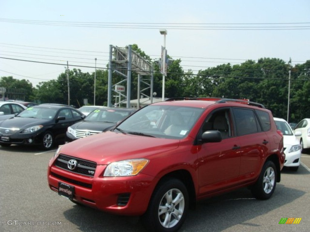 2009 RAV4 V6 4WD - Barcelona Red Metallic / Ash Gray photo #3