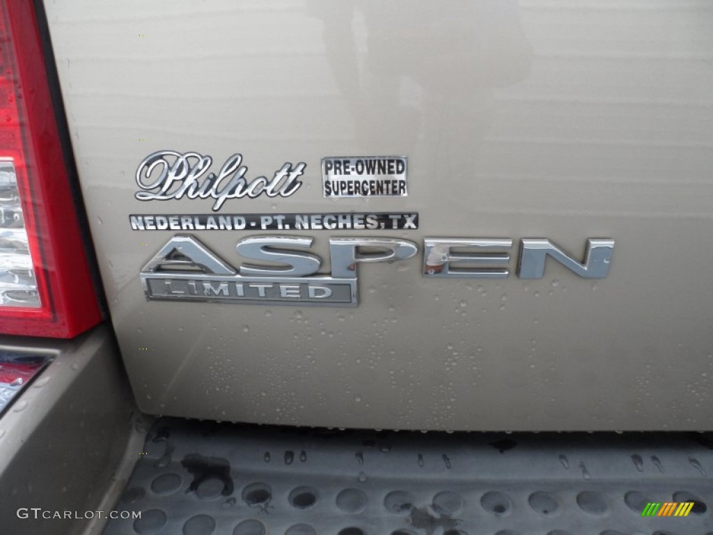 2008 Aspen Limited - Light Sandstone Metallic / Light Graystone photo #18