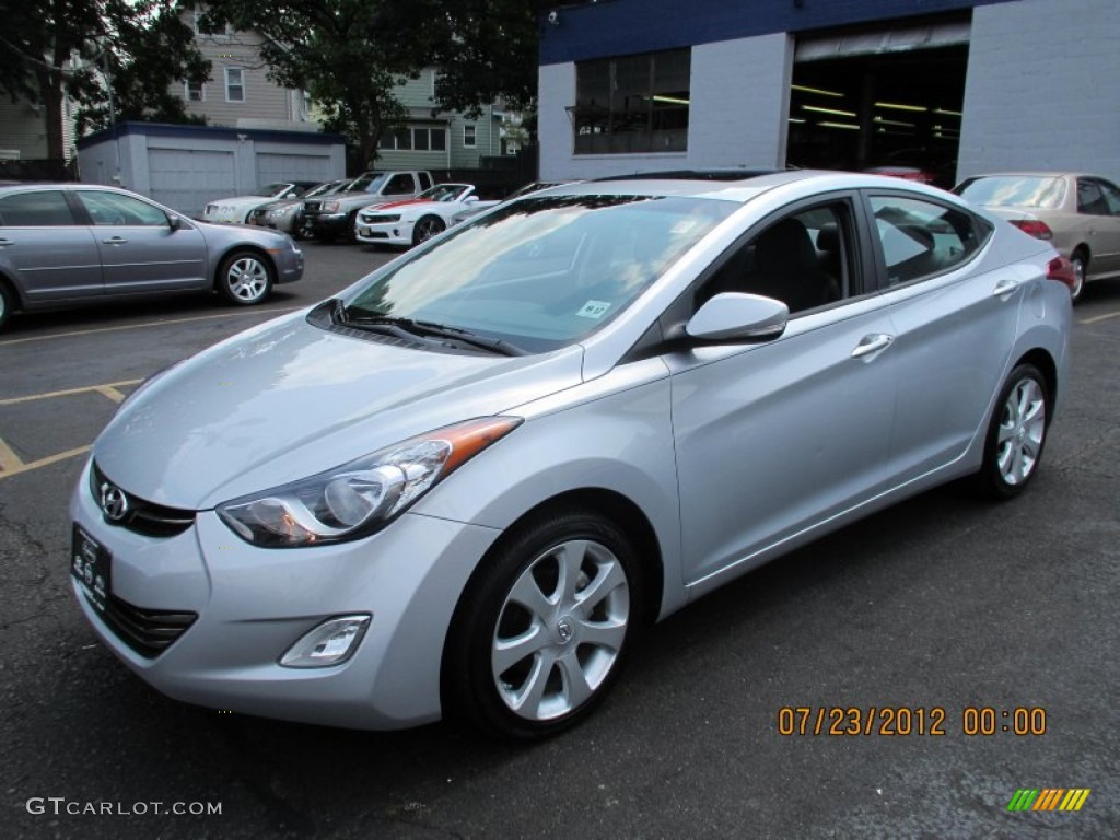 2012 Elantra Limited - Silver / Black photo #2