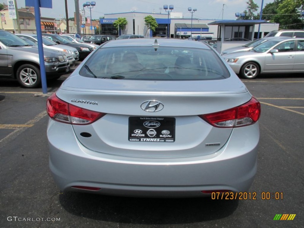 2012 Elantra Limited - Silver / Black photo #4