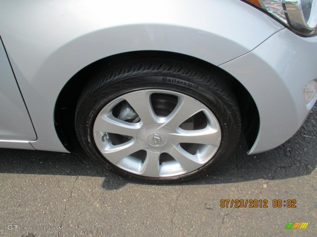 2012 Elantra Limited - Silver / Black photo #9
