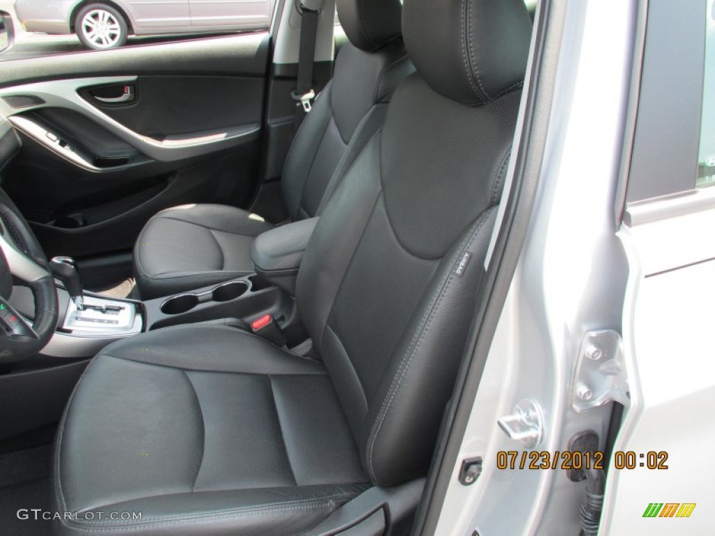 2012 Elantra Limited - Silver / Black photo #11