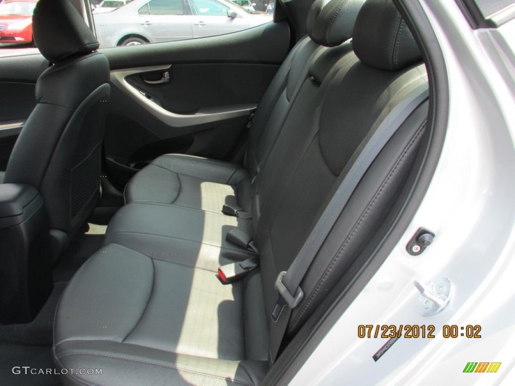 2012 Elantra Limited - Silver / Black photo #12