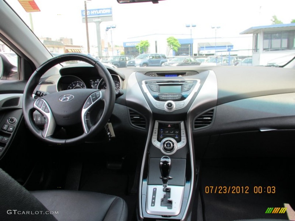 2012 Elantra Limited - Silver / Black photo #13