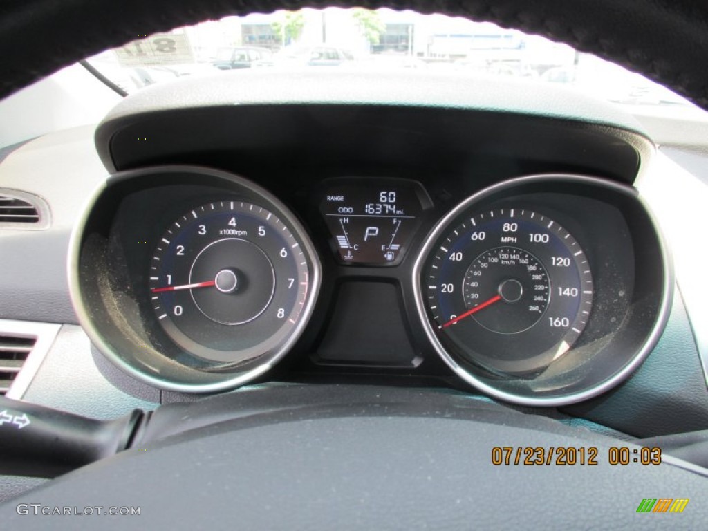 2012 Elantra Limited - Silver / Black photo #14