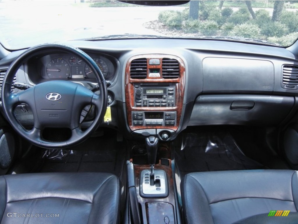 2005 Sonata LX V6 - Ardor Blue / Black photo #19