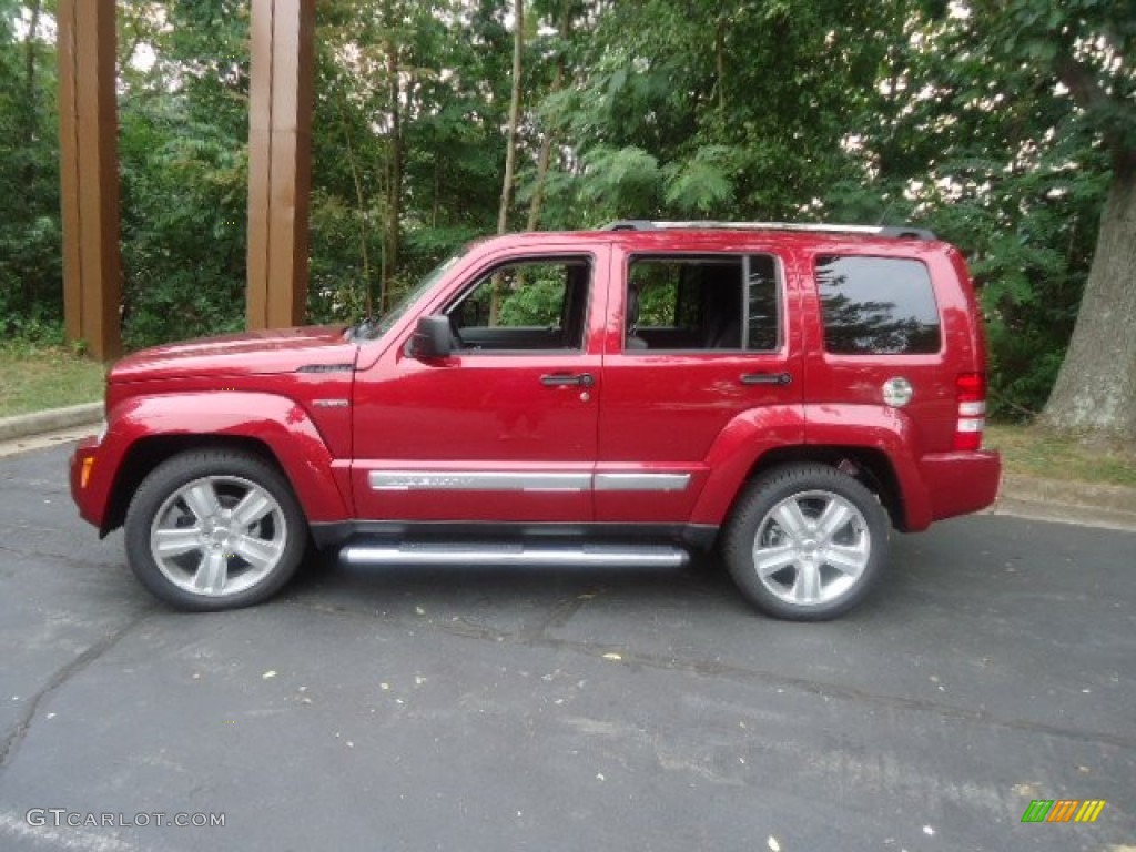 Deep Cherry Red Crystal Pearl 2012 Jeep Liberty Jet 4x4 Exterior Photo #68393574