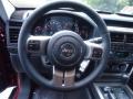 2012 Jeep Liberty Dark Slate Gray Interior Steering Wheel Photo