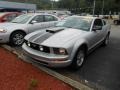 2007 Satin Silver Metallic Ford Mustang V6 Deluxe Coupe  photo #1