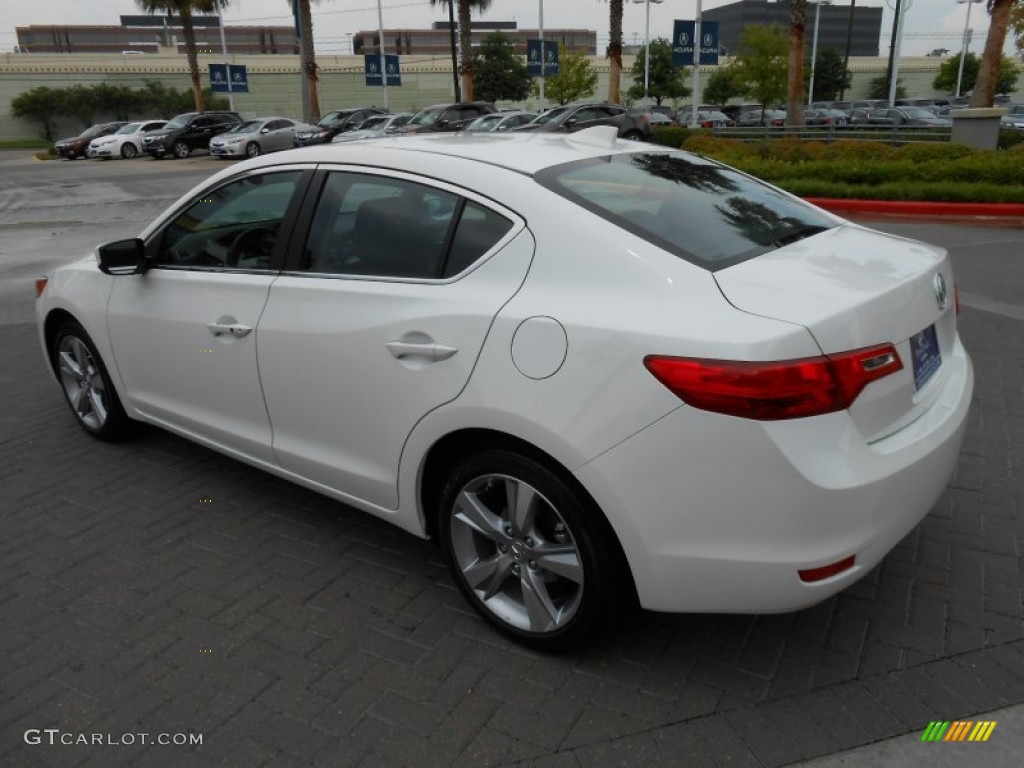2013 ILX 2.0L Technology - Bellanova White Pearl / Ebony photo #5