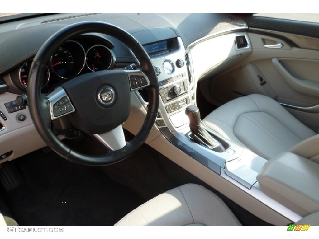 Cashmere/Cocoa Interior 2009 Cadillac CTS 4 AWD Sedan Photo #68396318