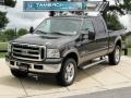 2007 Dark Shadow Grey Metallic Ford F350 Super Duty Lariat Crew Cab 4x4  photo #1