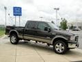 2007 Dark Shadow Grey Metallic Ford F350 Super Duty Lariat Crew Cab 4x4  photo #3