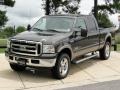 2007 Dark Shadow Grey Metallic Ford F350 Super Duty Lariat Crew Cab 4x4  photo #10