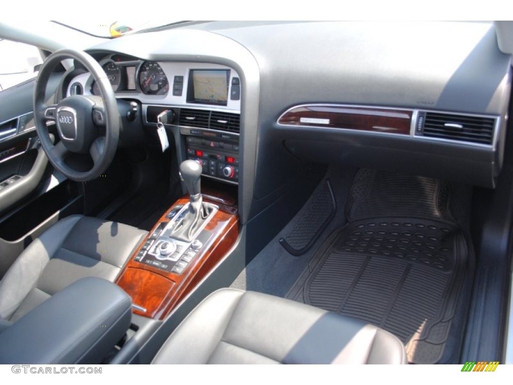 2010 Audi A6 3.0 TFSI quattro Avant Black Dashboard Photo #68400180