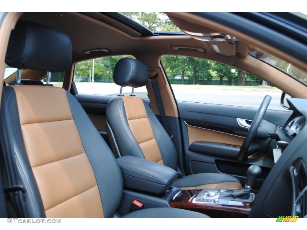 Amaretto/Black Interior 2009 Audi A6 3.0T quattro Sedan Photo #68400476