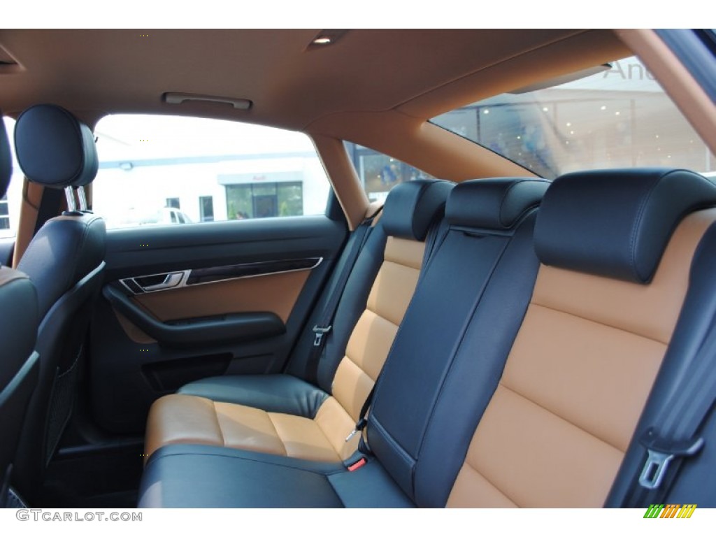 Amaretto/Black Interior 2009 Audi A6 3.0T quattro Sedan Photo #68400510
