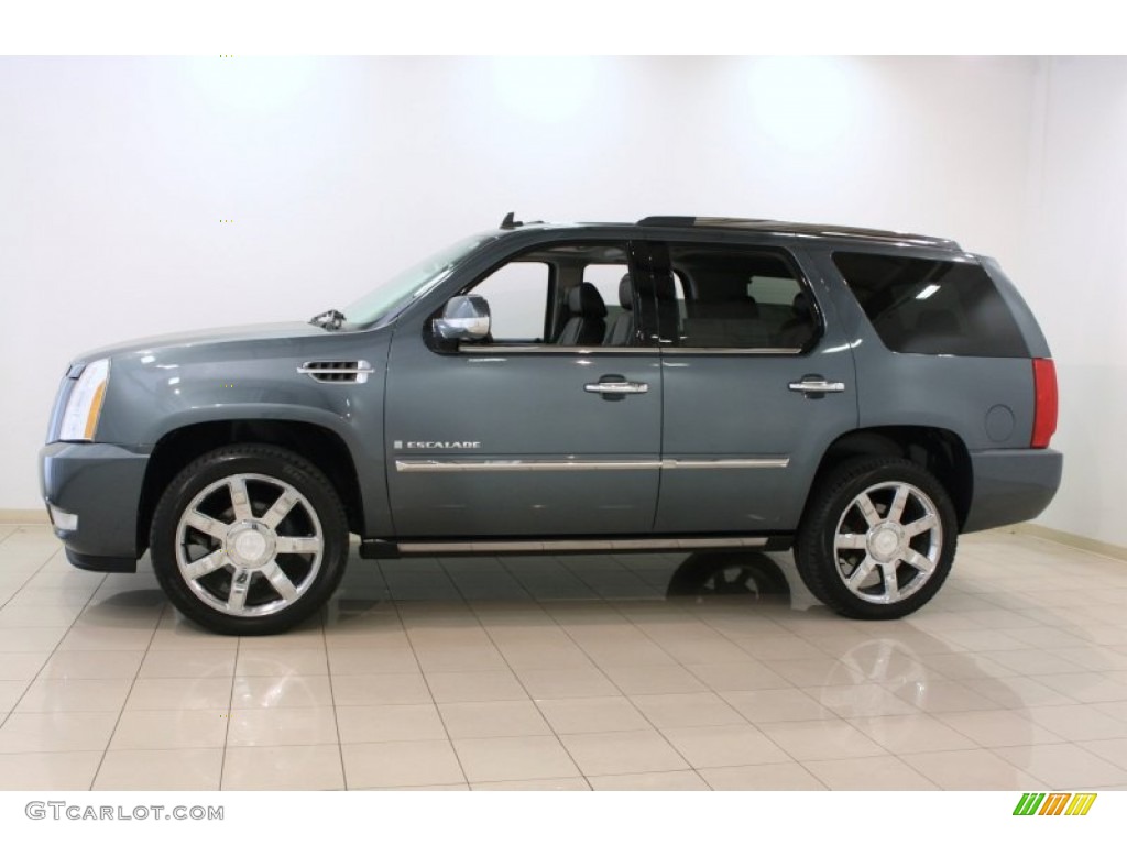 Stealth Gray 2008 Cadillac Escalade AWD Exterior Photo #68400672