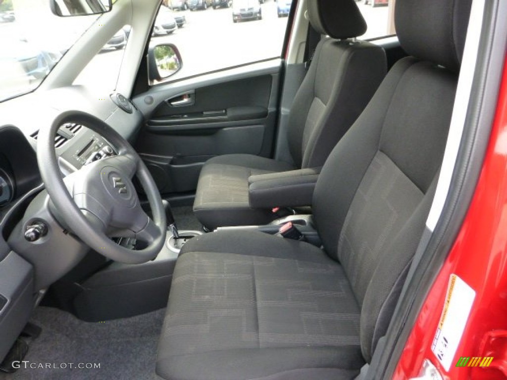 Black Interior 2010 Suzuki SX4 Crossover Photo #68401326