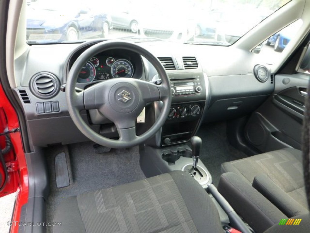 Black Interior 2010 Suzuki SX4 Crossover Photo #68401338