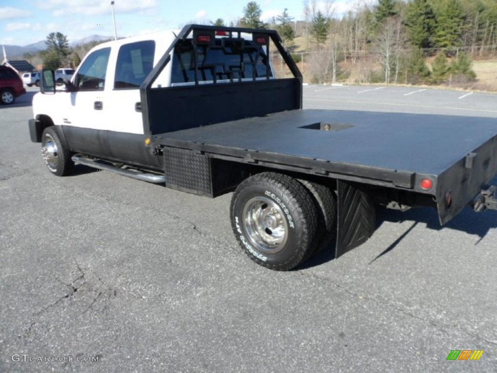 2006 Silverado 3500 LT Crew Cab 4x4 Dually - Summit White / Tan photo #2