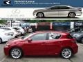 2012 Matador Red Mica Lexus CT 200h Hybrid Premium  photo #1