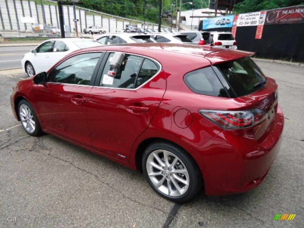 Matador Red Mica 2012 Lexus CT 200h Hybrid Premium Exterior Photo #68401758