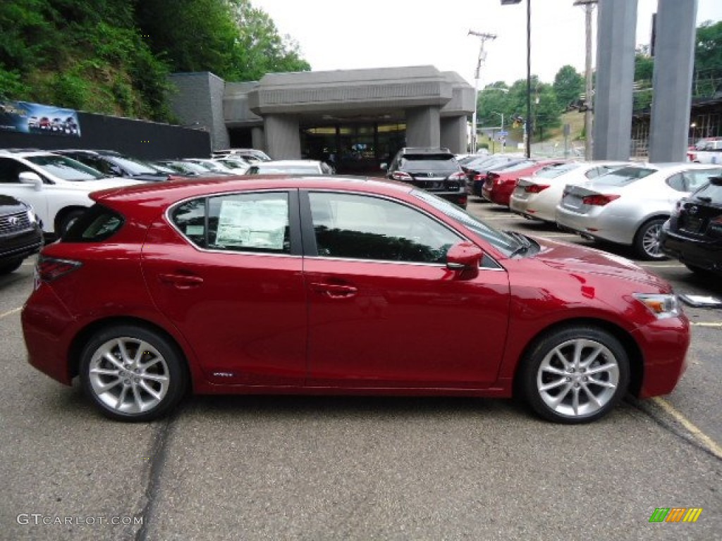 Matador Red Mica 2012 Lexus CT 200h Hybrid Premium Exterior Photo #68401770