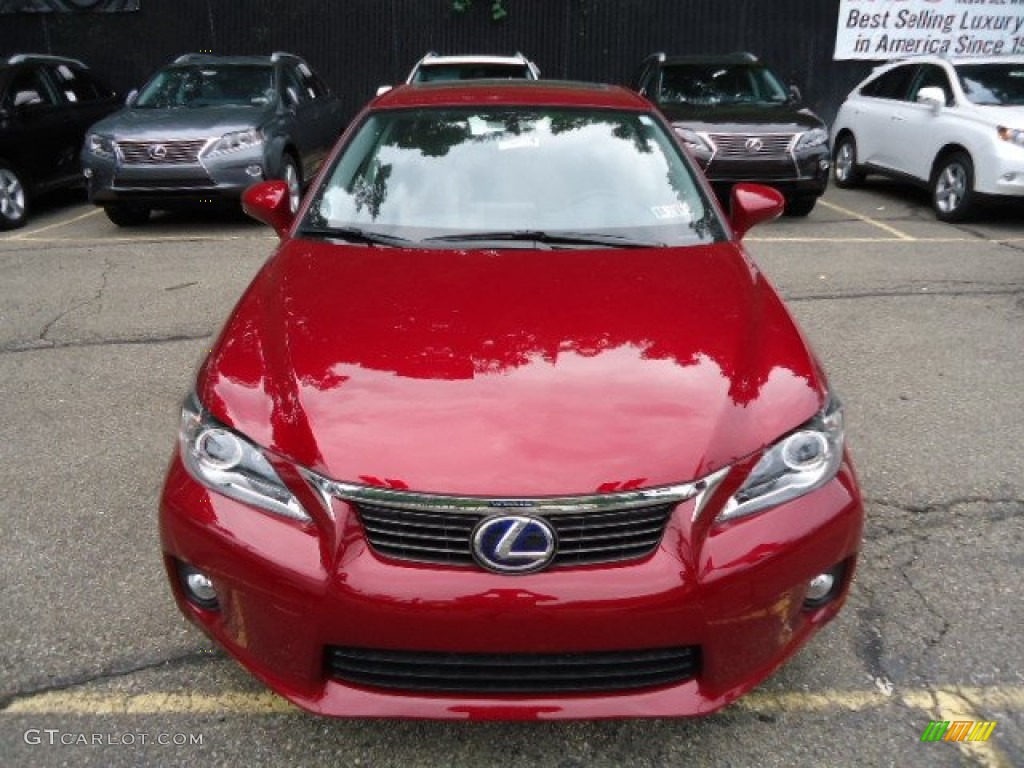 Matador Red Mica 2012 Lexus CT 200h Hybrid Premium Exterior Photo #68401779