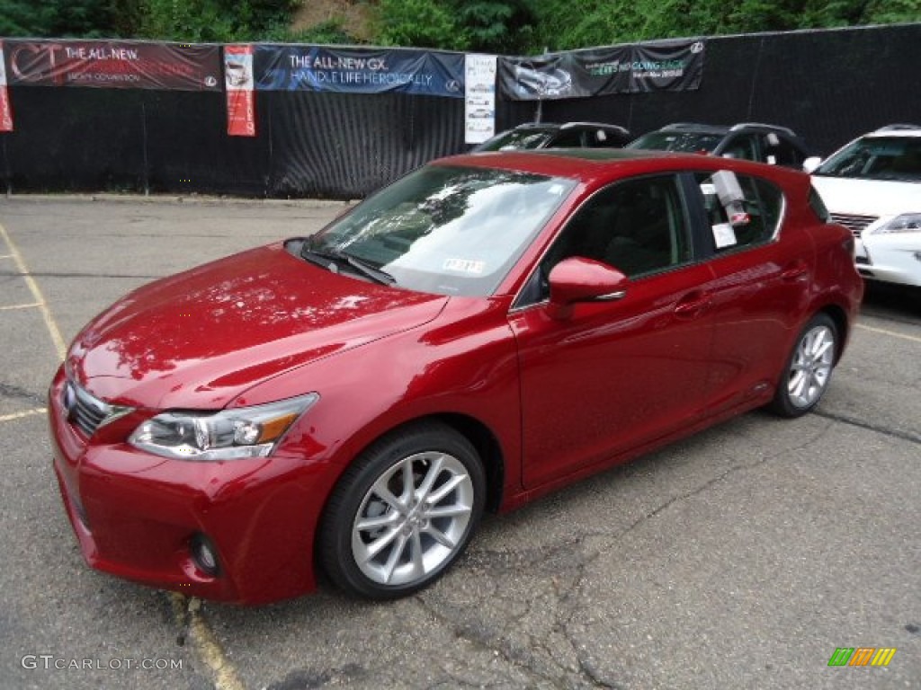 Matador Red Mica 2012 Lexus CT 200h Hybrid Premium Exterior Photo #68401785