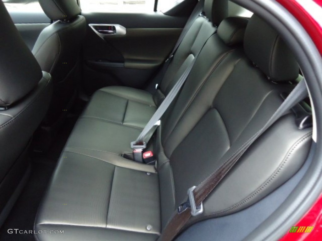 2012 Lexus CT 200h Hybrid Premium Rear Seat Photo #68401803