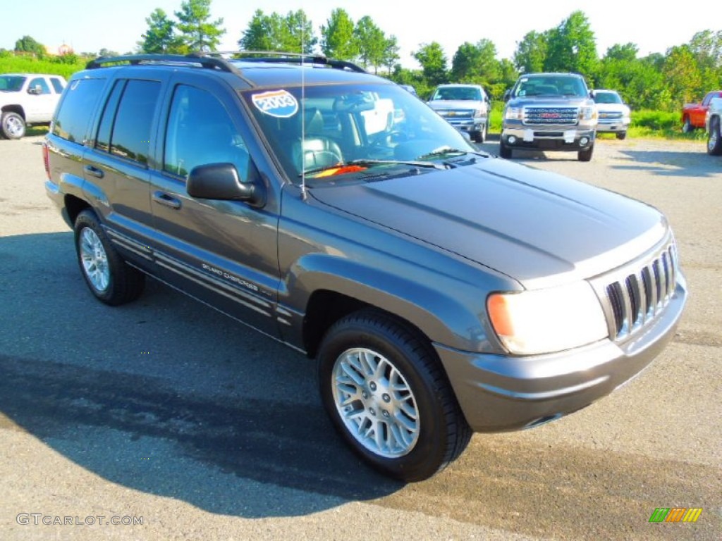 2003 Grand Cherokee Limited 4x4 - Graphite Metallic / Dark Slate Gray photo #2