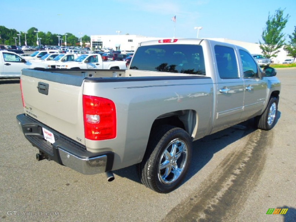 2009 Silverado 1500 LTZ Crew Cab - Silver Birch Metallic / Ebony photo #6