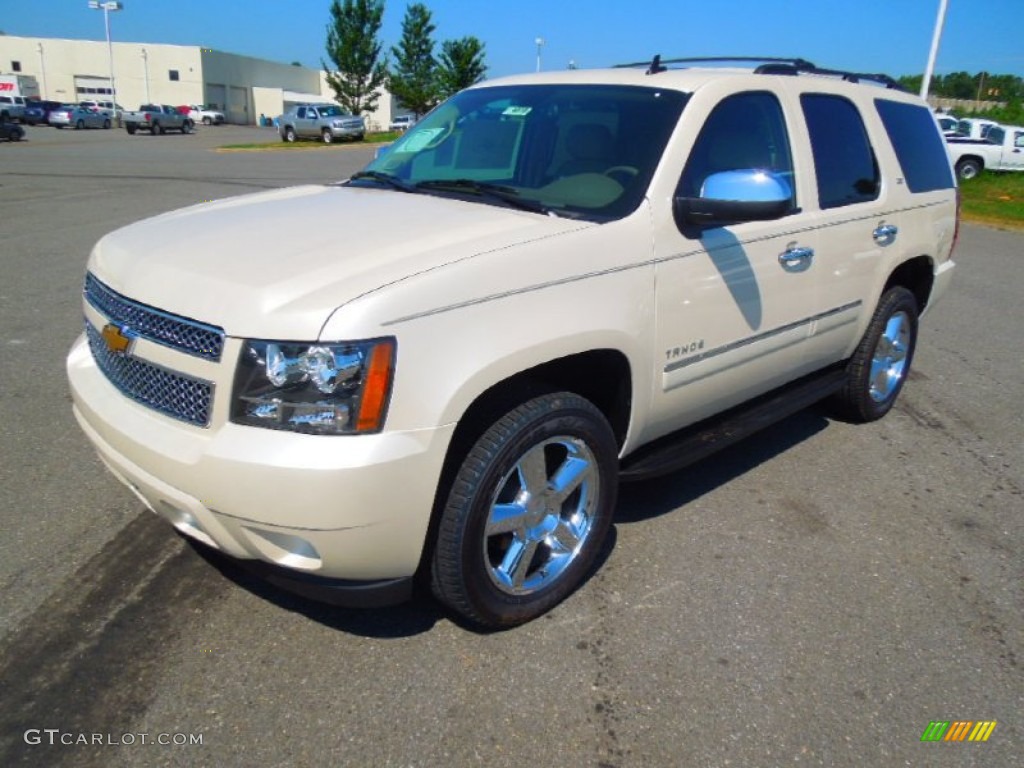 White Diamond Tricoat 2013 Chevrolet Tahoe LTZ 4x4 Exterior Photo #68403243