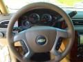 Light Cashmere/Dark Cashmere 2013 Chevrolet Tahoe LTZ 4x4 Steering Wheel
