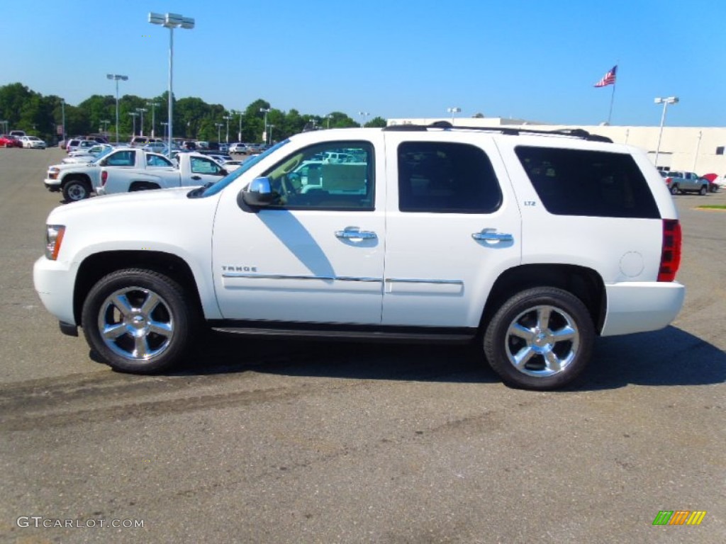 Summit White 2013 Chevrolet Tahoe LTZ 4x4 Exterior Photo #68403438