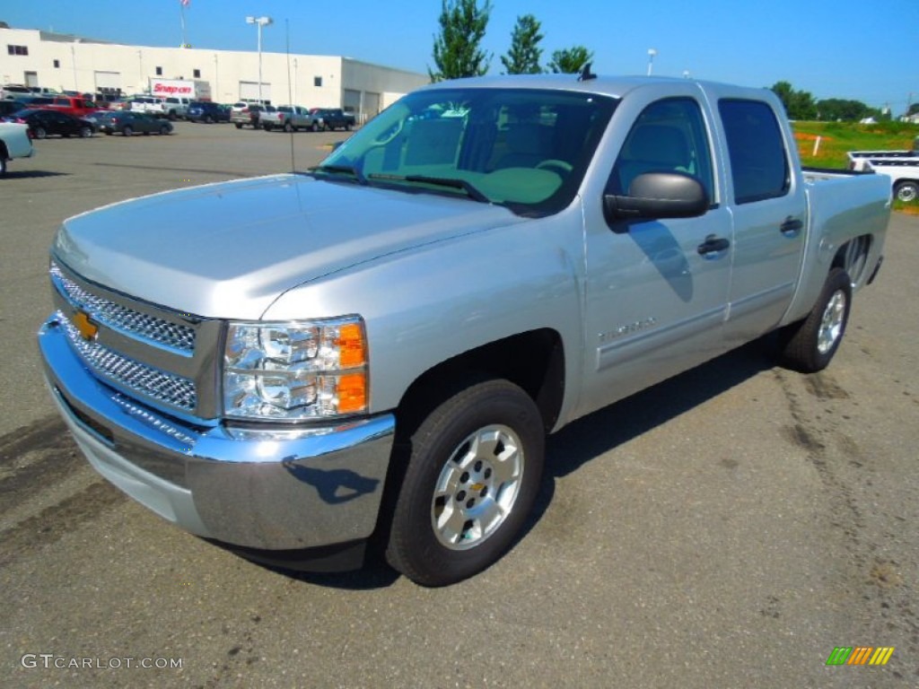 2012 Silverado 1500 LT Crew Cab - Silver Ice Metallic / Light Titanium/Dark Titanium photo #1