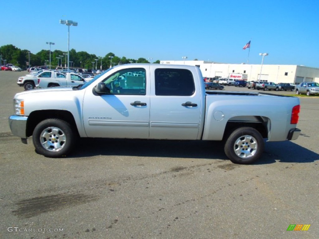 2012 Silverado 1500 LT Crew Cab - Silver Ice Metallic / Light Titanium/Dark Titanium photo #4