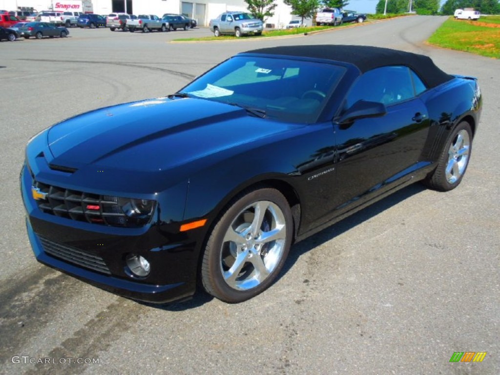 Black 2013 Chevrolet Camaro SS/RS Convertible Exterior Photo #68403762