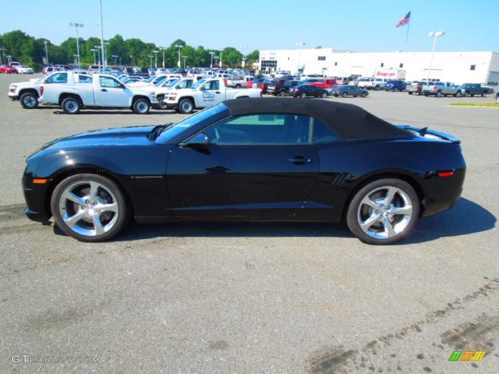 Black 2013 Chevrolet Camaro SS/RS Convertible Exterior Photo #68403771