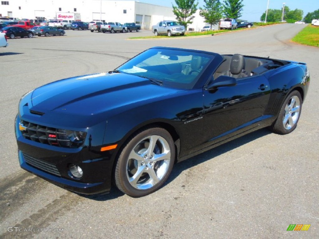 Black 2013 Chevrolet Camaro SS/RS Convertible Exterior Photo #68403774