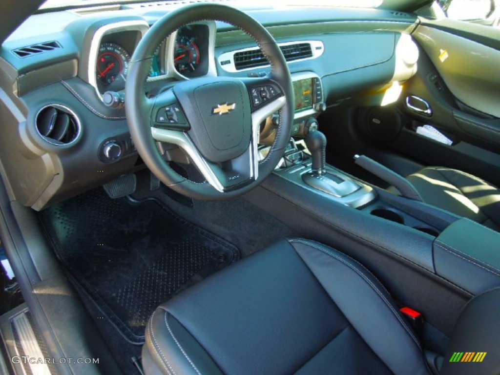 Black Interior 2013 Chevrolet Camaro SS/RS Convertible Photo #68403843