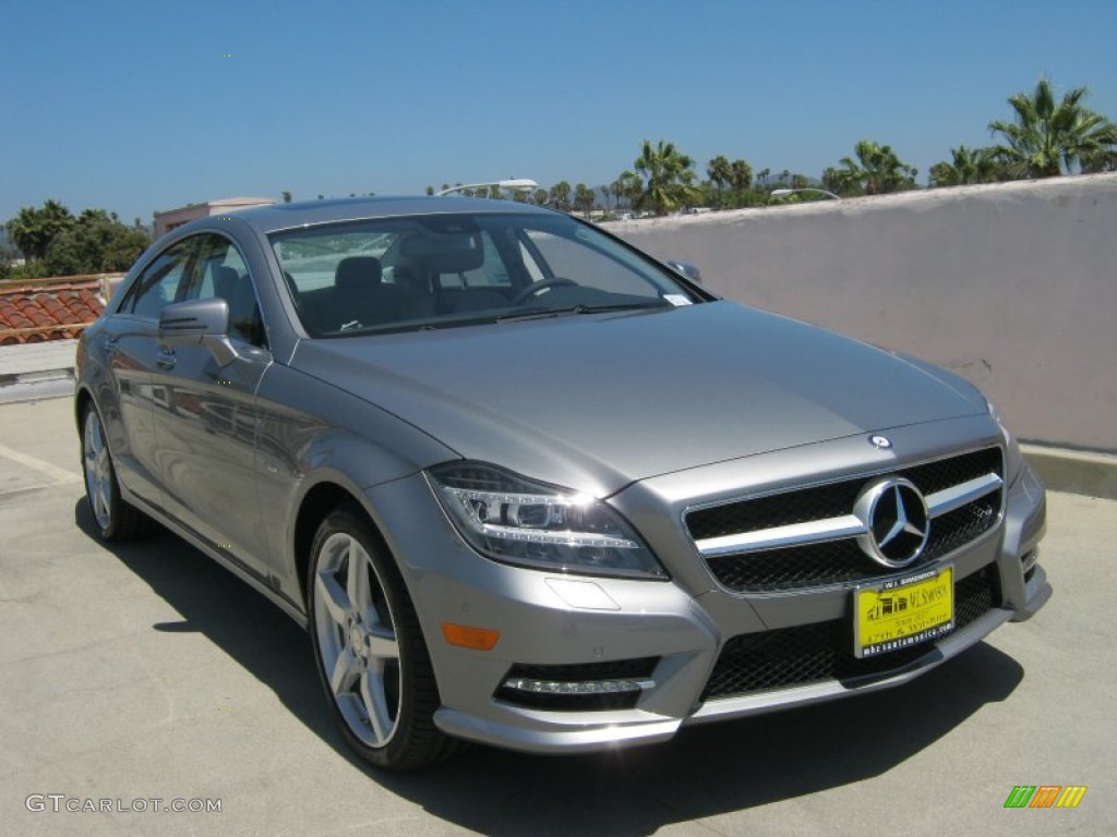 2012 CLS 550 Coupe - Palladium Silver Metallic / Ash/Black photo #1