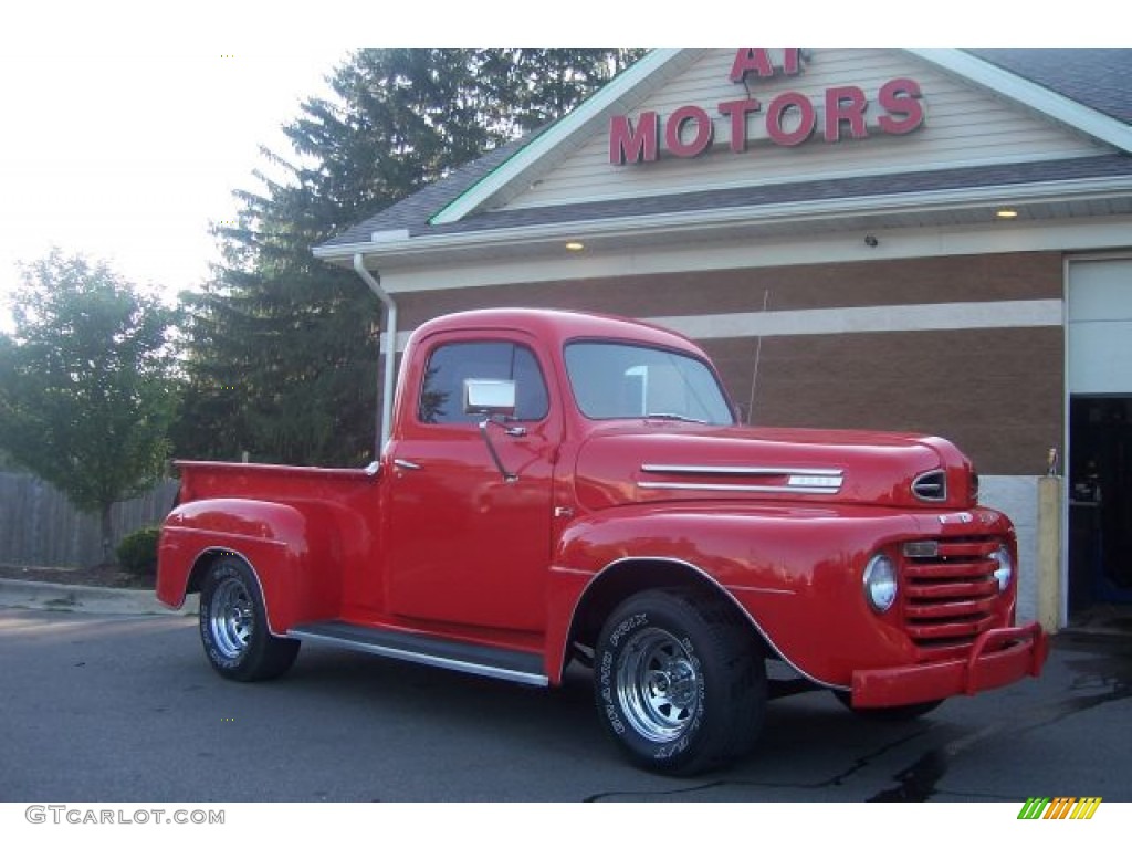 1949 F Series Truck F1 - Red / Grey photo #1