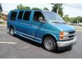 1999 Medium Fernmist Green Metallic Chevrolet Express 1500 Passenger Conversion Van  photo #7