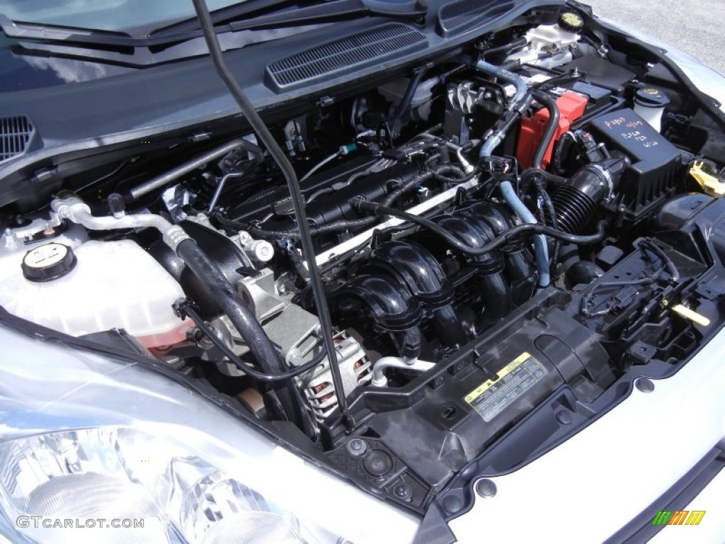 2011 Ford Fiesta SES Hatchback 1.6 Liter DOHC 16-Valve Ti-VCT Duratec 4 Cylinder Engine Photo #68409846